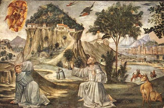 GHIRLANDAIO, Domenico Stigmata of St Francis oil painting image